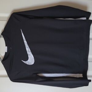 Nike Black Dri Fit Long Sleeve Shirt